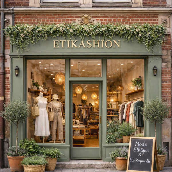 Façade de la boutique à Lille